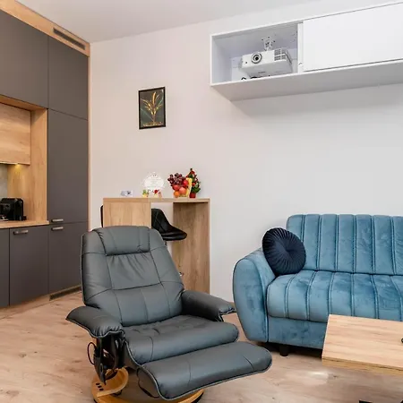 Daire Apartwro - Apartament Przy Wyspie Slodowej, Garaz, Projektor, Rowery